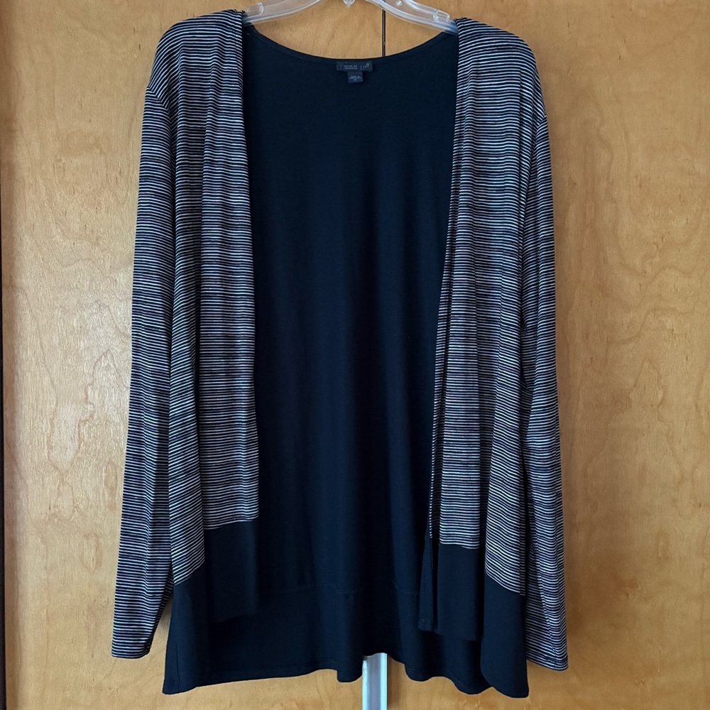 J.Jill Stripped Cardigan